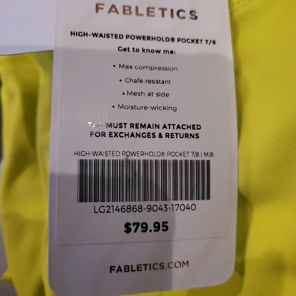 🌟 NWT, Fabletics Athletic Pants - Picture 5 of 5